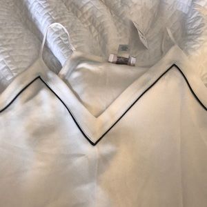 Camisole from loft with black piping